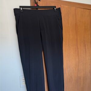 Athleta Brooklyn Black Straight-Leg Pants